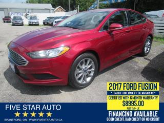 2017 Ford Fusion SE - Certified w/ 6 Month Warranty - Photo #1