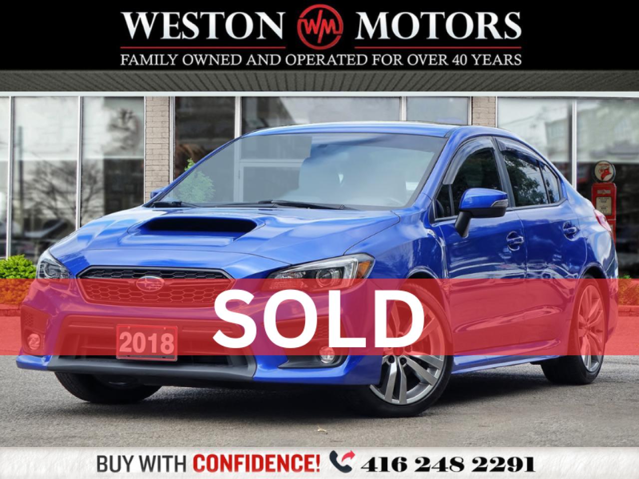 Used 2018 Subaru WRX AWD*SPORT*6SPEED*NAVIGATION*REVCAM!!!** for sale in Toronto, ON