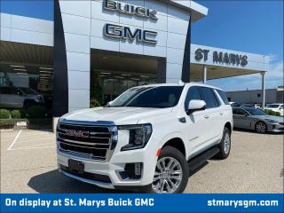 <div>The 2023 GMC Yukon SLT is a refined and capable SUV that offers a blend of comfort, style, and modern features. With its versatile design and SLT trim features, it's designed to provide a balanced and enjoyable driving experience. The exterior of this model is finished in the sophisticated G1W White Frost Tricoat color, adding a touch of elegance to its appearance.</div><div> </div><div>As part of the SLT trim, the Yukon often includes a range of premium features and amenities. The SLT trim focuses on delivering a luxurious driving environment with attention to detail and high-quality materials.</div><div> </div><div>The Yukon's performance is likely supported by a capable engine that balances power and efficiency, catering to both daily driving and towing needs. The SUV's interior offers a combination of spaciousness and modern technology to ensure both comfort and connectivity.</div><div> </div><div>Inside, you can expect a well-equipped cabin with user-friendly infotainment systems and a range of convenience features. The Yukon SLT aims to provide a comfortable and connected driving experience for both driver and passengers.</div><div> </div><div>If you're in search of a versatile and well-designed SUV that offers a blend of luxury, performance, and modern amenities, the 2023 GMC Yukon SLT in G1W White Frost Tricoat could be a compelling choice for individuals who prioritize comfort and style in their daily travels.<br /><br /><div>We have the vehicle you've been searching for at a price you can afford. Stop by our dealership or give us a call for more information.</div><div> </div><div>Upauto has lots of inventory, this vehicle is on display at ST MARYS BUICK GMC in ST MARYS .Please reach out with any inquiries, either through this listing – or call us.    </div><div> </div><div>Price plus HST & Licensing. </div><div> </div><div> </div><div>Our Hours are: Monday: 9:00am-6:00pm / Tuesday: 9:00am-6:00pm / Wednesday: 9:00am-6:00pm / Thursday: 9:00am-6:00pm / Friday: 9:00am-6:00pm / Saturday: 9:00am-4:00pm / Sunday: Closed</div><div> </div><div>Come in today to figure out why people make the drive to St Mary's.</div><div> </div><div>We look forward to serving you soon!</div><div> </div></div><br />