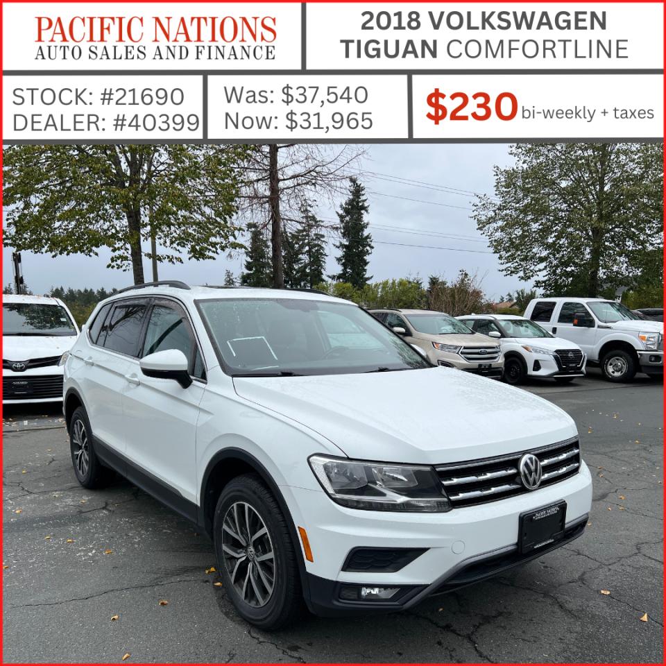 2018 Volkswagen Tiguan COMFORTLINE