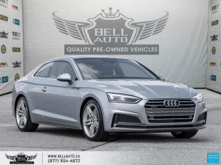 Used 2018 Audi A5 Coupe Progressiv, S-Line, AWD, Navi, MoonRoof, BackUpCam, Sensors, B.Spot, NoAccidents for sale in Toronto, ON