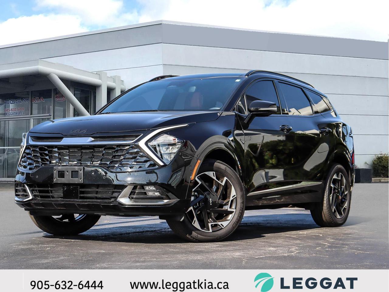 Used 2023 Kia Sportage EX PREMIUM | OFF LEASE | NO ACCIDENT | RED LEATHER | SUNROOF | ANDROID AUTO APPLE CARPLAY | HTD SEAT for sale in Burlington, ON