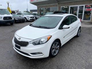 <div>2016 KIA FORTE EX WITH 142455 KMS, BACKUP CAMERA, SUNROOF, ECO MODE, STEERING MODES, HEATED SEATS, BLUETOOTH, USB, AUX, CD, RADIO, POWER WINDOWS LOCKS SEATS, AC AND MORE!</div>