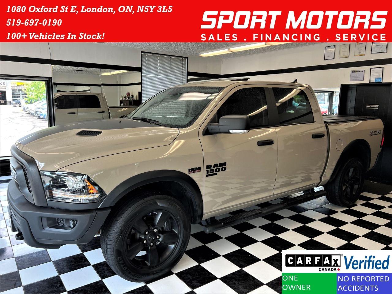 Used 2019 RAM 1500 Classic Warlock Mojave Sand CREW 5.7L V8 4x4 CLEAN CARFAX for Sale in London Ontario Carpages