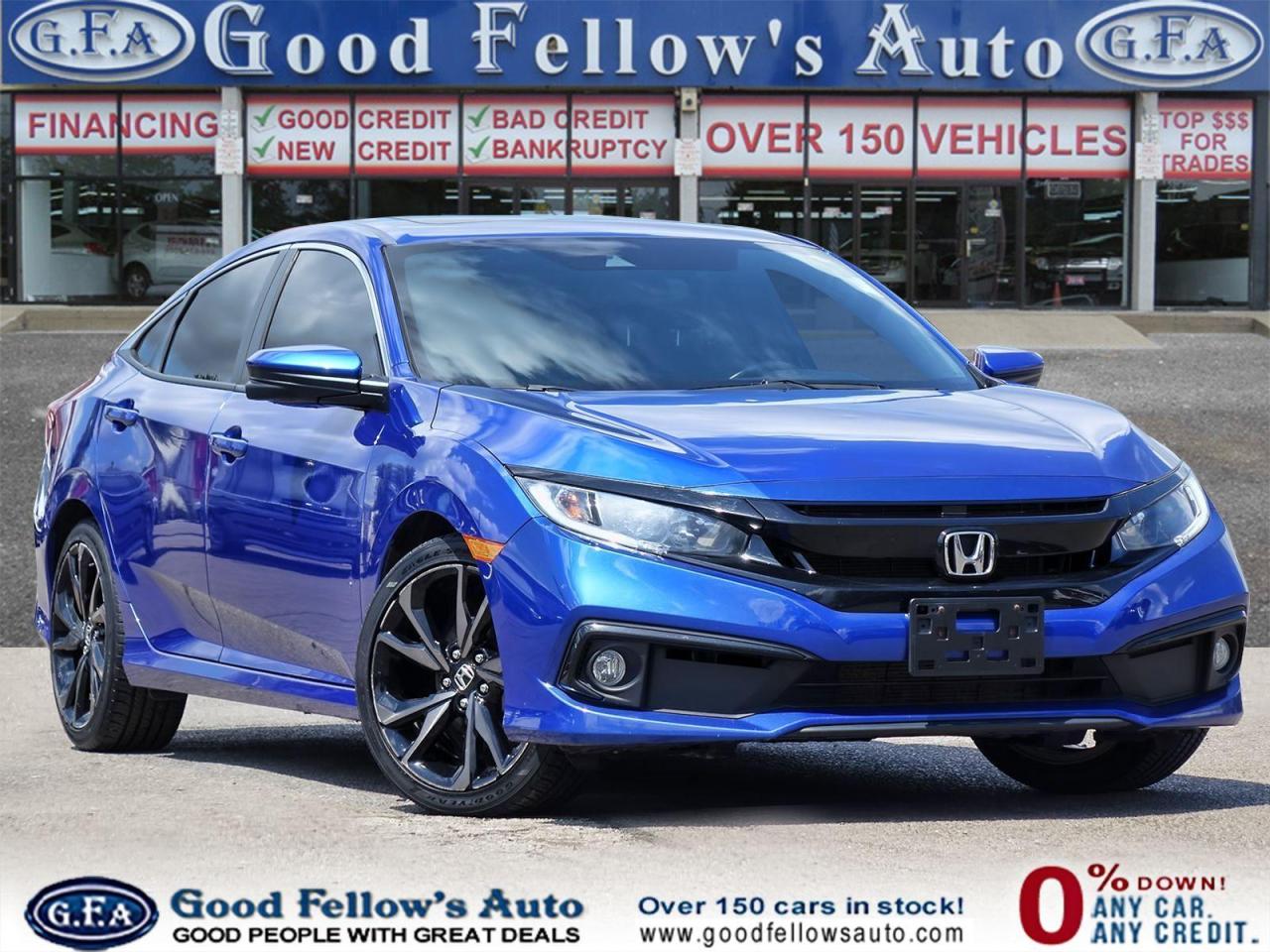 2019 Honda Civic SPORT MODEL, SUNROOF, LEATHER & CLOTH, REARVIEW CA Photo21