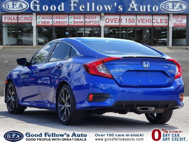 2019 Honda Civic SPORT MODEL, SUNROOF, LEATHER & CLOTH, REARVIEW CA Photo6