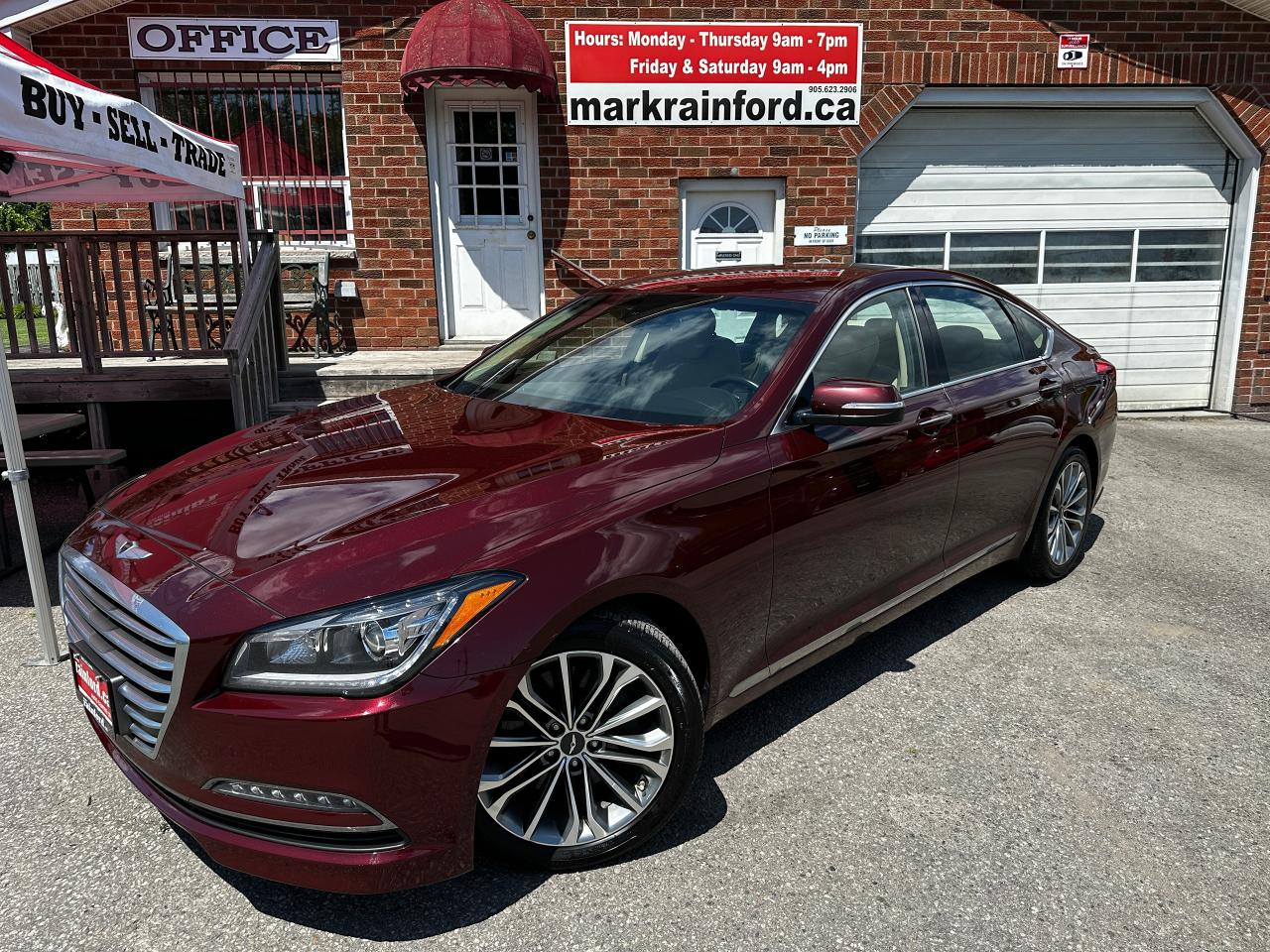 2015 Hyundai Genesis Premium AWD HTD LTHR Bluetooth NAV Dual-A/C FM/XM