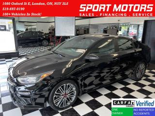 Used 2021 Kia Forte GT DCT+Roof+Camera+Apple Play+CLEAN CARFAX for sale in London, ON