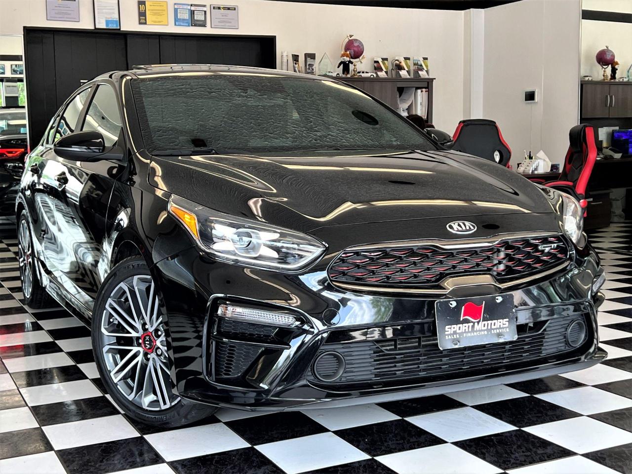 2021 Kia Forte GT DCT+Roof+Camera+Apple Play+CLEAN CARFAX Photo77