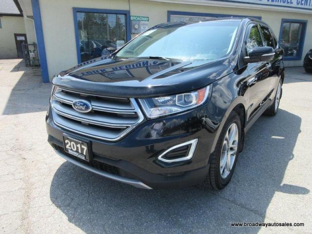 2017 Ford Edge ALL-WHEEL DRIVE TITANIUM-MODEL 5 PASSENGER 2.0L - ECO-BOOST.. NAVIGATION.. PANORAMIC SUNROOF.. LEATHER.. HEATED/AC SEATS.. POWER GATE.. BLUETOOTH..