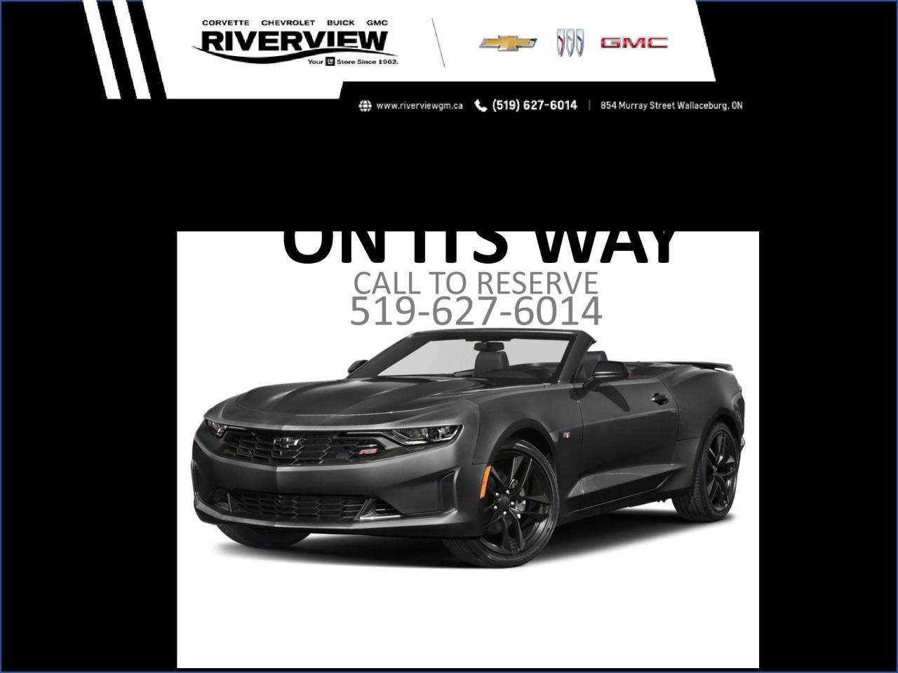 New 2023 Chevrolet Camaro ON THE WAY-CALL TO RESERVE TODAY! for sale in Wallaceburg, ON