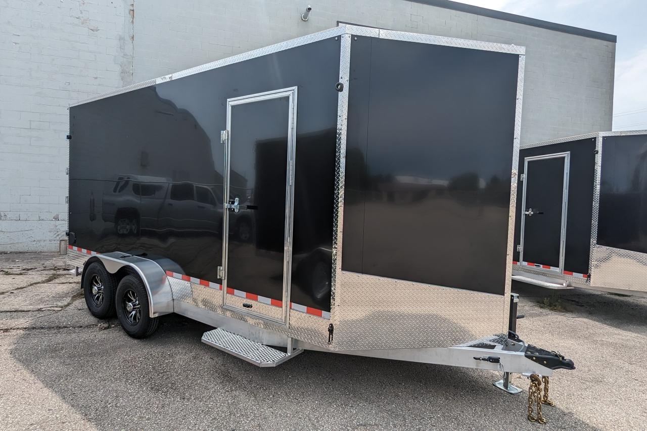 2023 Canadian Trailer Company 7x16 V-Nose Cargo Trailer Aluminum Tandem Axle Photo14