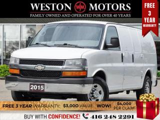 Used 2015 Chevrolet Express 2500 2PASS*CLOTH INTERIOR*SHELVING!! CLEAN CARFAX!!** for sale in Toronto, ON