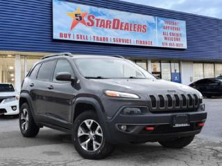Used 2017 Jeep Cherokee NAV LEATHER PANO ROOF MINT! WE FINANCE ALL CREDIT! for sale in London, ON
