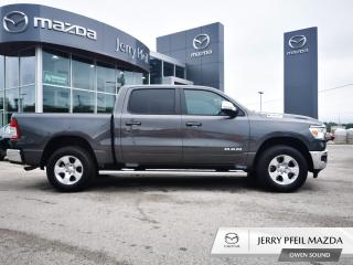Unleash the power and versatility of the 2022 Ram 1500 Bighorn, waiting for you to conquer the road at Jerry Pfeil Mazda. This rugged and refined pickup truck is a testament to Rams commitment to blending capability with comfort, providing an exceptional driving experience for those who demand both strength and style. <br><br>
The exterior of the Ram 1500 Bighorn is a commanding presence on the road, featuring bold lines, a distinctive grille, and powerful proportions. The Bighorn trim enhances its rugged appeal with 18-inch alloy wheels, chrome accents, and a robust bed ready to tackle your toughest tasks. Whether at work or play, the Ram 1500 Bighorn makes a bold statement on and off the road. <br><br>
Step inside the spacious cabin, and youll discover a harmonious blend of comfort and functionality. The Bighorn trim of the Ram 1500 showcases premium materials, supportive seating, and modern technology designed to enhance your driving experience. The intuitive infotainment system, complete with a touchscreen display, ensures connectivity and convenience at your fingertips. <br><br>
Under the hood, the 2022 Ram 1500 Bighorn boasts a powerful engine that delivers the performance and towing capability you need. Whether hauling cargo or navigating challenging terrain, the Ram 1500 is equipped to handle it all. The well-designed suspension and responsive steering provide a smooth and controlled ride, making every journey a pleasure. <br><br>
Jerry Pfeil Mazda invites you to experience the 2022 Ram 1500 Bighorn by scheduling a test drive. Our knowledgeable staff is ready to showcase the features and capabilities of the Ram 1500 Bighorn. <br><br>