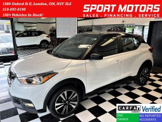 Used 2019 Nissan Kicks SV+Remote Start+Camera+ApplePlay+CLEAN CARFAX for sale in London, ON