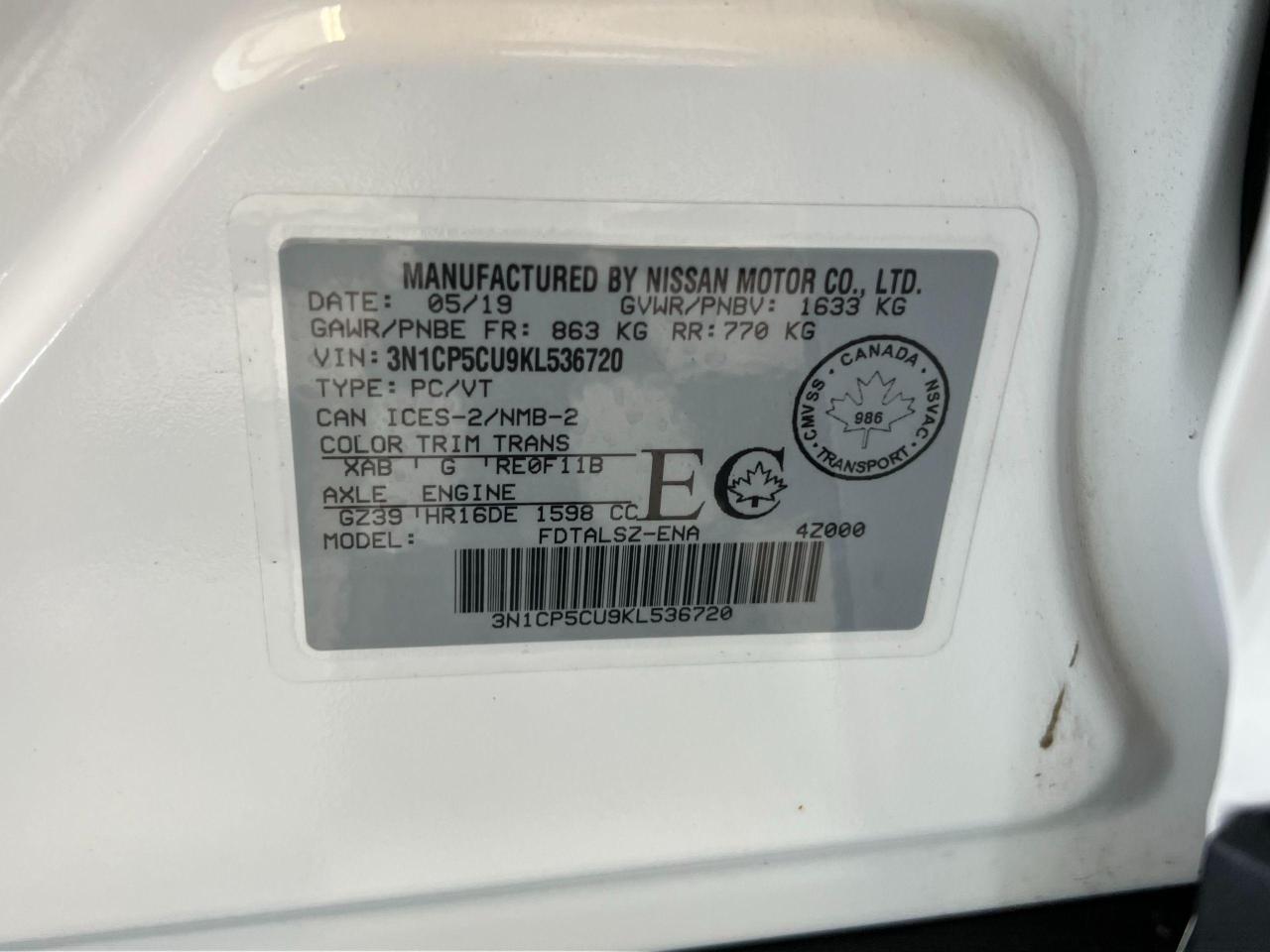 2019 Nissan Kicks SV+Remote Start+Camera+ApplePlay+CLEAN CARFAX - Photo #45