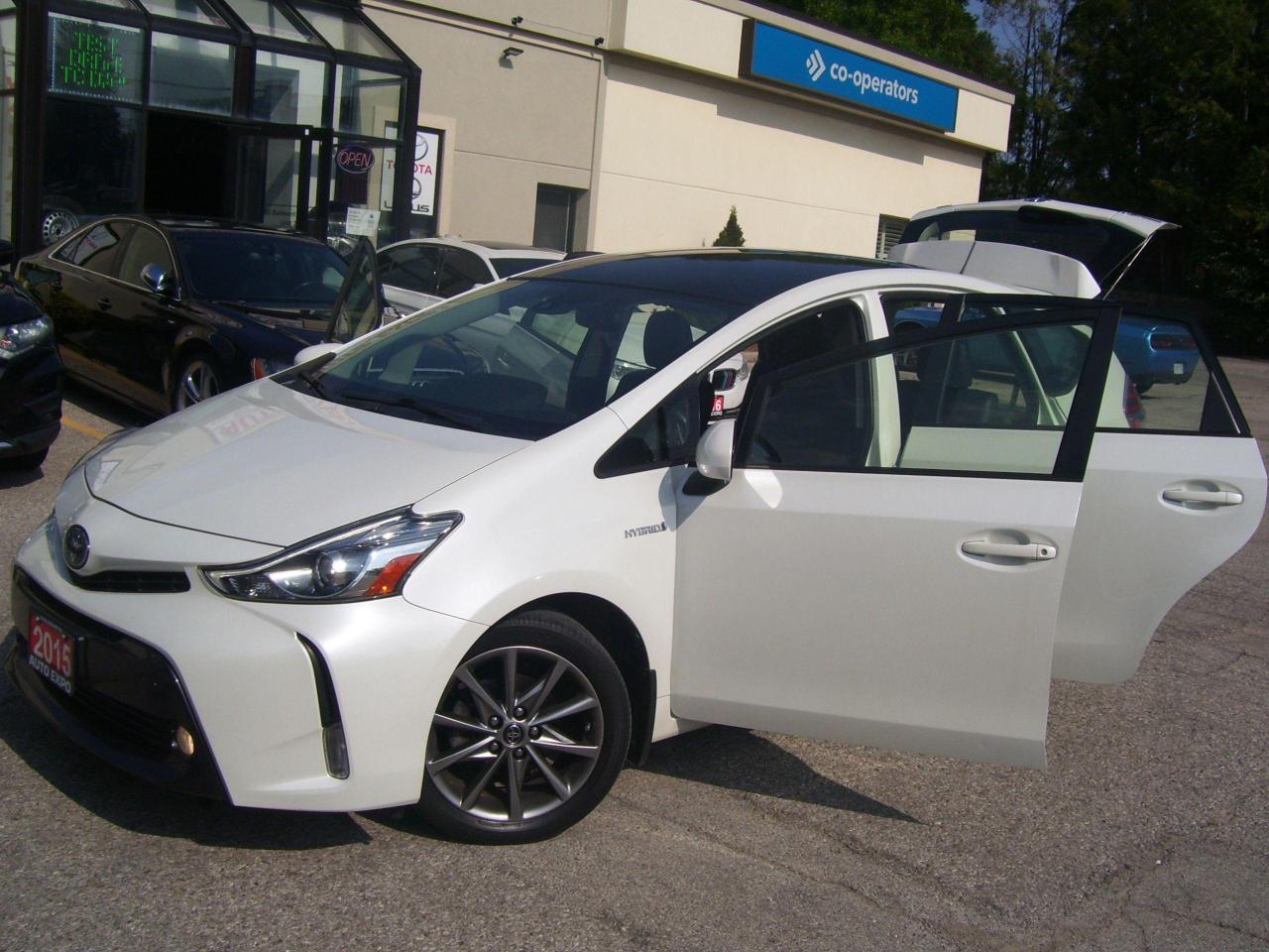 2015 Toyota Prius v Auto,Sunroof,Lather,GPS,Certified,Bluetooth,,, - Photo #19