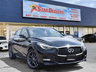 Used 2018 Infiniti QX30 Sport NAV LEATHER PANOROOF WE FINANCE ALL CREDIT for sale in London, ON