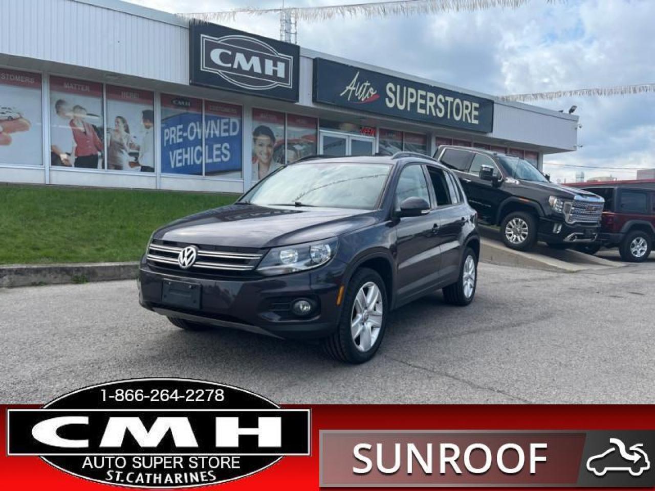 Used 2016 Volkswagen Tiguan Comfortline  CAM ROOF LEATH P/SEAT for sale in St. Catharines, ON