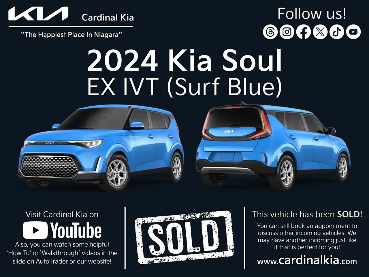 New 2024 Kia Soul EX for sale in Niagara Falls, ON