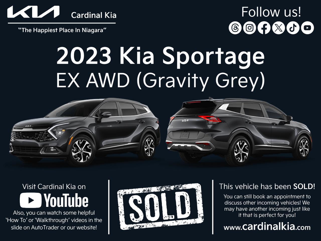 New 2023 Kia Sportage EX for sale in Niagara Falls, ON