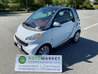 Used 2013 Smart fortwo PURE, GAS, INSPECTED, WARRANTY, FINANCING & BCAA MEMBERSHIP for sale in Langley, BC