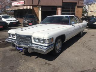 Used 1976 Cadillac Coupe De Ville Documented Original Mileage (Stored 22 Years) for sale in St. Catharines, ON