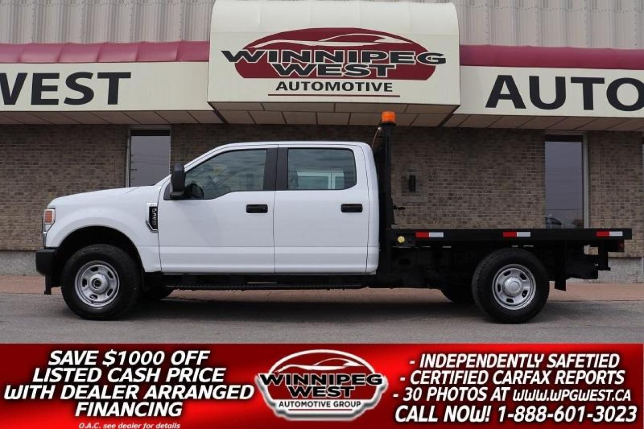 Used 2021 Ford F-350 4X4, 9FT FLAT DECK, LOW KM, CLEAN & WORK READY! for sale in Headingley, MB