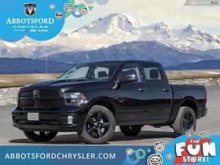 <br> <br>  This Ram 1500 Classic is a top contender in the full-size pickup segment thanks to a winning combination of a strong powertrain, a smooth ride and a well-trimmed cabin. <br> <br>The reasons why this Ram 1500 Classic stands above its well-respected competition are evident: uncompromising capability, proven commitment to safety and security, and state-of-the-art technology. From its muscular exterior to the well-trimmed interior, this 2023 Ram 1500 Classic is more than just a workhorse. Get the job done in comfort and style while getting a great value with this amazing full-size truck. <br> <br> This diamond black crystal pearlcoat Crew Cab 4X4 pickup   has a 8 speed automatic transmission and is powered by a  305HP 3.6L V6 Cylinder Engine.<br> <br> Our 1500 Classics trim level is Express. This Ram 1500 Express features upgraded aluminum wheels, front fog lamps and USB connectivity, along with a great selection of standard features such as class II towing equipment including a hitch, wiring harness and trailer sway control, heavy-duty suspension, cargo box lighting, and a locking tailgate. Additional features include heated and power adjustable side mirrors, UCconnect 3, cruise control, air conditioning, vinyl floor lining, and a rearview camera. This vehicle has been upgraded with the following features: Aluminum Wheels,  Heavy Duty Suspension,  Tow Package,  Power Mirrors,  Rear Camera. <br><br> View the original window sticker for this vehicle with this url <b><a href=http://www.chrysler.com/hostd/windowsticker/getWindowStickerPdf.do?vin=1C6RR7KG0PS577732 target=_blank>http://www.chrysler.com/hostd/windowsticker/getWindowStickerPdf.do?vin=1C6RR7KG0PS577732</a></b>.<br> <br/> Total  cash rebate of $12239 is reflected in the price. Credit includes up to 20% MSRP.  6.49% financing for 96 months. <br> Buy this vehicle now for the lowest weekly payment of <b>$169.05</b> with $0 down for 96 months @ 6.49% APR O.A.C. ( taxes included, Plus applicable fees   ).  Incentives expire 2024-04-30.  See dealer for details. <br> <br>Abbotsford Chrysler, Dodge, Jeep, Ram LTD joined the family-owned Trotman Auto Group LTD in 2010. We are a BBB accredited pre-owned auto dealership.<br><br>Come take this vehicle for a test drive today and see for yourself why we are the dealership with the #1 customer satisfaction in the Fraser Valley.<br><br>Serving the Fraser Valley and our friends in Surrey, Langley and surrounding Lower Mainland areas. Abbotsford Chrysler, Dodge, Jeep, Ram LTD carry premium used cars, competitively priced for todays market. If you don not find what you are looking for in our inventory, just ask, and we will do our best to fulfill your needs. Drive down to the Abbotsford Auto Mall or view our inventory at https://www.abbotsfordchrysler.com/used/.<br><br>*All Sales are subject to Taxes and Fees. The second key, floor mats, and owners manual may not be available on all pre-owned vehicles.Documentation Fee $699.00, Fuel Surcharge: $179.00 (electric vehicles excluded), Finance Placement Fee: $500.00 (if applicable)<br> Come by and check out our fleet of 80+ used cars and trucks and 140+ new cars and trucks for sale in Abbotsford.  o~o