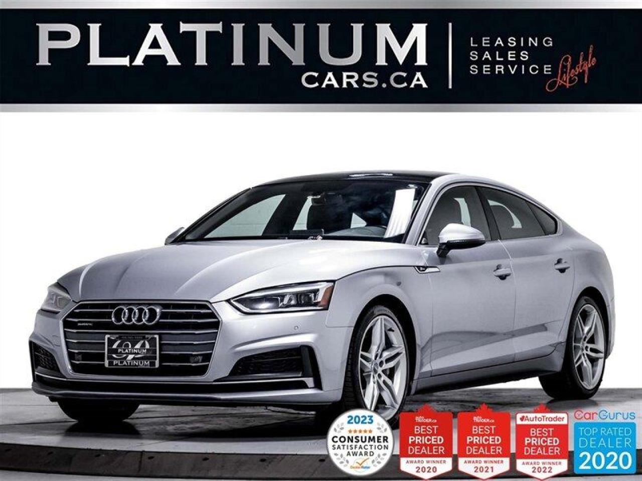 Used 2018 Audi A5 Sportback 2.0T QUATTRO PROGRESSIVE, S-LINE, NAV, CAM, SUNROO for sale in Toronto, ON