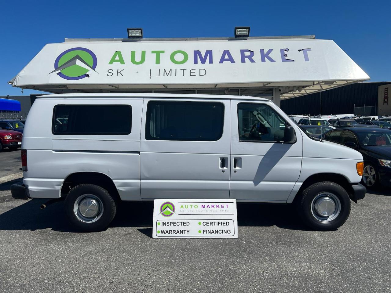 Used 2003 Ford E250 E-250 V6! RARE 4 PASSENGER! *114 KMS* VERY CLEAN! NEW TIRES! for sale in Langley, BC