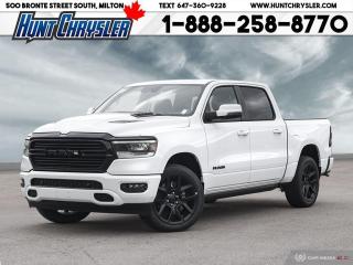 New 2024 RAM 1500 SPORT | NIGHT | HOOD | PANO | PWR BRDS | 12in !!! for sale in Milton, ON