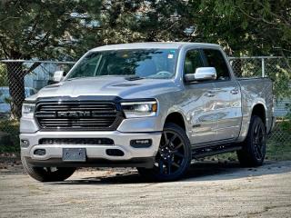 **Please note** An additional charge of $998 and $799 will be applied to this vehicle for Dealer-Installed Running Boards & LineX Bedliner.  Our New 2024 RAM 1500 Sport Crew Cab 4X4 is bold, athletic, and built to perform in Billet Silver Metallic, featuring the G/T Pack and Night Edition! Motivated by a 5.7 Litre HEMI V8 serving up 395hp matched to an 8 Speed Automatic transmission for premium pulling power. This Four Wheel Drive truck is a fierce performer with heavy-duty shocks to handle big jobs, and it scores nearly 10.5L/100km on the highway. Designed to dominate, our RAM 1500 has a bold design with LED lighting, fog lamps, 20-inch alloy wheels, heated power-folding mirrors, a sunroof, running boards, a hitch receiver, body-color bumpers, and a damped tailgate.  Once inside, our Sport cabin helps lift your spirits with comfortable heated cloth front seats, 12-way power for the driver, a heated leather steering wheel, air conditioning, power-adjustable pedals, keyless access, pushbutton ignition, remote start, cruise control, and the digital benefits of Uconnect 5 technology. Highlights include a 12-inch touchscreen, full-colour navigation, Android Auto, Apple CarPlay, Bluetooth, voice recognition, and a six-speaker sound system. Theres clever storage to help you stay organized, too!  RAM supports your safety with a backup camera, forward collision warning, automatic braking, electronic stability control, traction control, hill-start assist, tire-pressure monitoring, trailer-sway damping, advanced multistage airbags, and more. Youre ready to rock when youre driving our RAM 1500 Sport! Save this Page and Call for Availability. We Know You Will Enjoy Your Test Drive Towards Ownership!