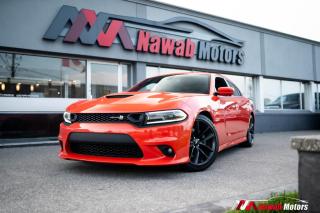 <p>The 2019 Dodge Charger 392 Scat Pack is a high-performance sedan that packs a punch with its 6.4-liter Hemi V8 engine, delivering 480+ horsepower and 470+ lb-ft of torque. It features Brembo brakes, sport-tuned suspension, and a performance-tuned exhaust system, offering an exhilarating driving experience. Its bold exterior design and spacious cabin with modern technology make it a practical and stylish choice for muscle car enthusiasts.</p>
<p>Some Other Features Include:</p>
<p>-Automatic transmission with paddle shifters</p>
<p>-Launch control system</p>
<p>-Performance-tuned steering</p>
<p>-Sport seats with Scat Pack logos </p>
<p>-Uconnect</p>
<p>-Apple CarPlay,/Android Auto</p>
<p>-Alpine premium audio system </p>
<p>-ParkView sensor</p>
<p>-Blind Spot Monitoring </p>
<p>-Rear cam</p>
<p>-Alloys & Much More!!</p><br><p>OPEN 7 DAYS A WEEK. FOR MORE DETAILS PLEASE CONTACT OUR SALES DEPARTMENT</p>
<p>905-874-9494 / 1 833-503-0010 AND BOOK AN APPOINTMENT FOR VIEWING AND TEST DRIVE!!!</p>
<p>BUY WITH CONFIDENCE. ALL VEHICLES COME WITH HISTORY REPORTS. WARRANTIES AVAILABLE. TRADES WELCOME!!!</p>