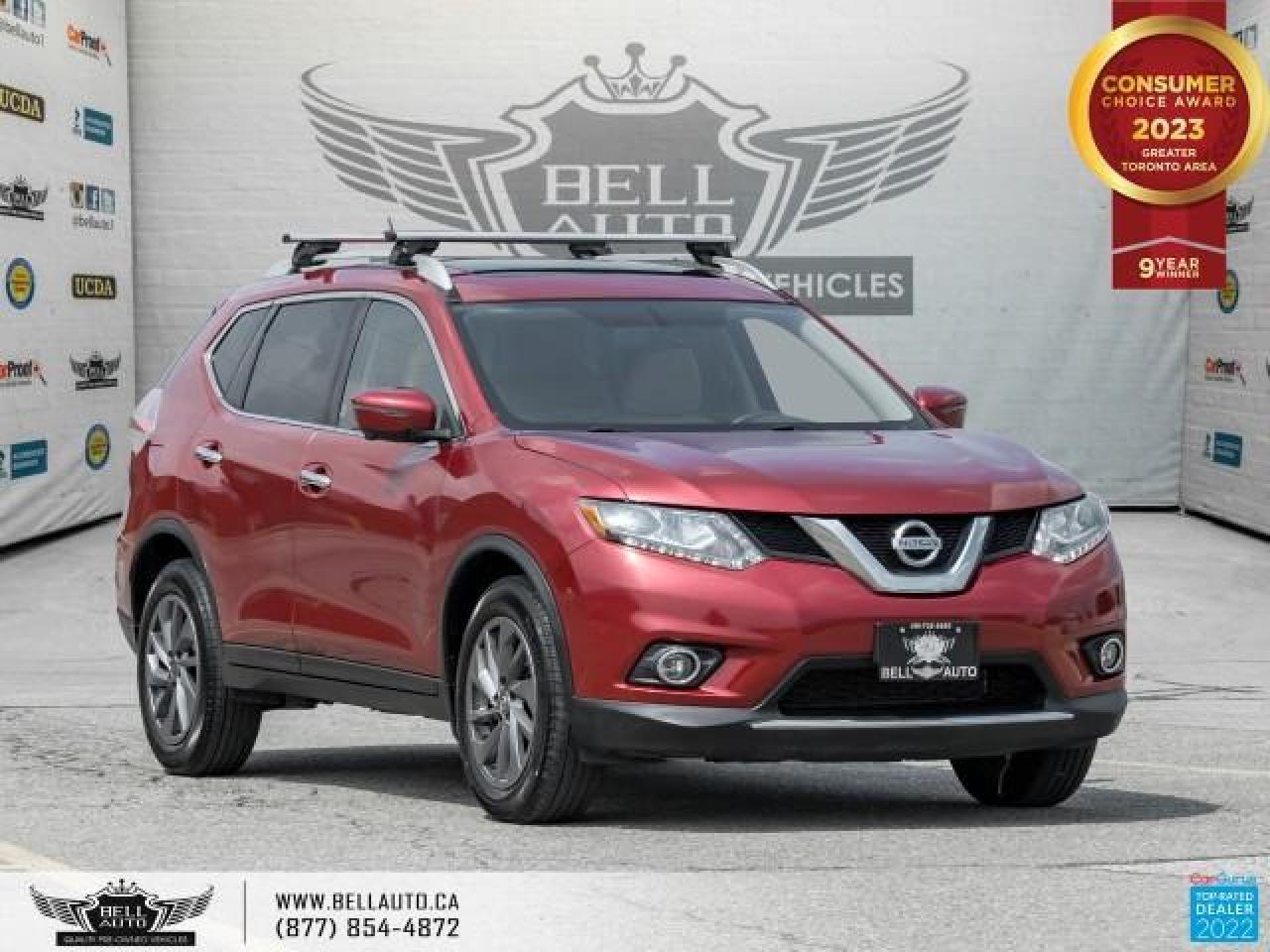 2016 Nissan Rogue SL AWD, Navi, PanoRoof, BackUpCam, Leather, SatelliteRadio, NoAccident Photo33