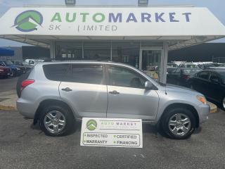 Used 2006 Toyota RAV4 *WOW* 145KM 4CYL 4WD INSPECTED W/BCAA MBRSHP & WARRANTY! for sale in Langley, BC