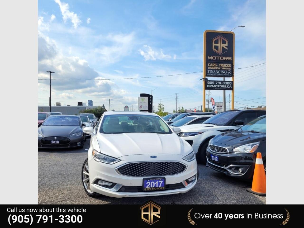 Used 2017 Ford Fusion No Accidents | Platinum | AWD | Sun Roof for sale in Brampton, ON