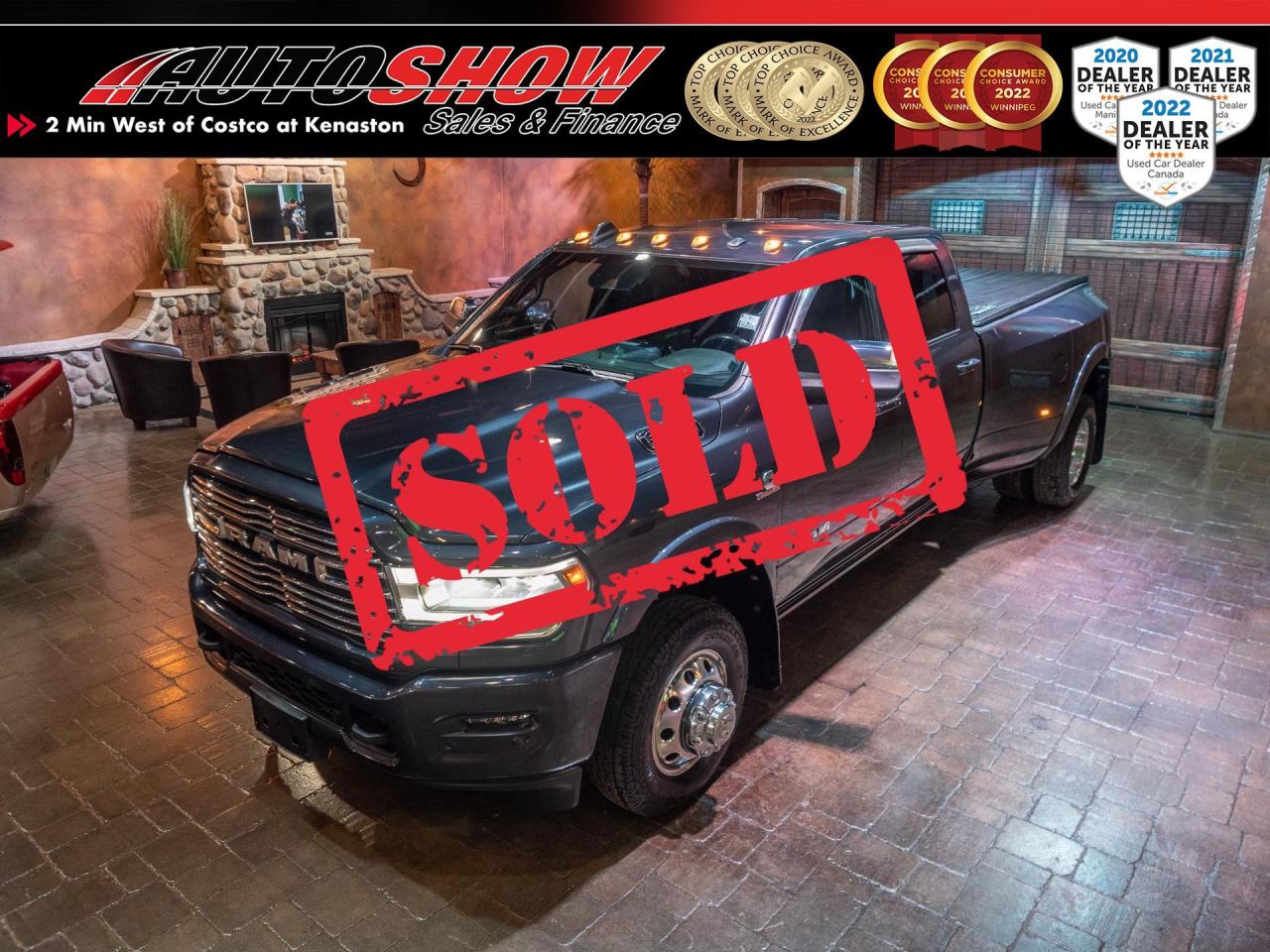 Used 2022 RAM 3500 Laramie Lvl 2 Dually Sport - Nav, H/K Stereo, 12 In Screen for sale in Winnipeg, MB