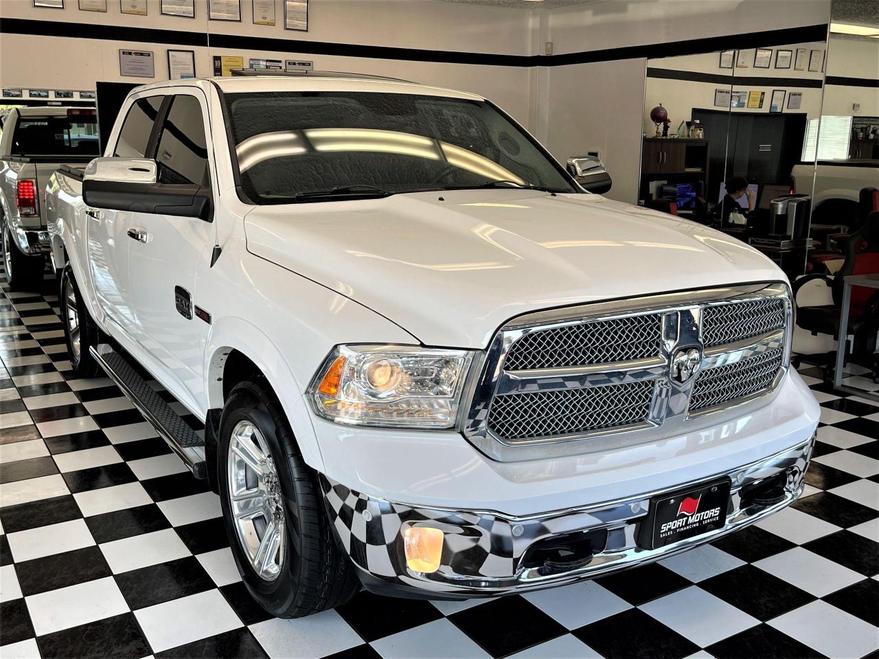 2015 RAM 1500 LARAMIE LONGHORN CREW ECO DIESEL 4X4+New Tires - Photo #5