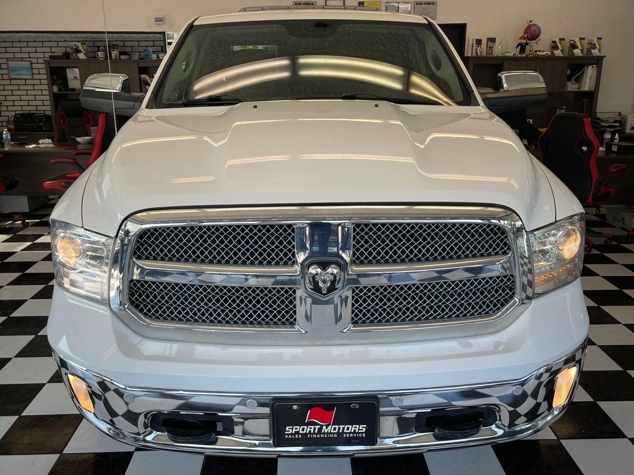 2015 RAM 1500 LARAMIE LONGHORN CREW ECO DIESEL 4X4+New Tires - Photo #6