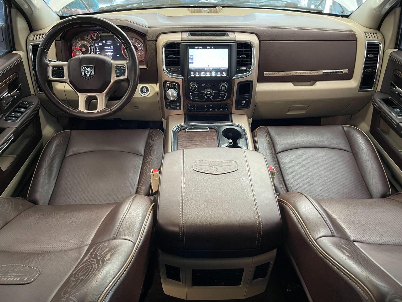 2015 RAM 1500 LARAMIE LONGHORN CREW ECO DIESEL 4X4+New Tires - Photo #8