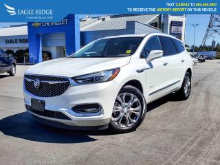 2019 Buick Enclave Avenir Avenir White 4D Sport Utility AWD 9-Speed Automatic 3.6L V6 SIDI VVT

Eagle Ridge GM in Coquitlam is your Locally Owned & Operated Chevrolet, Buick, GMC Dealer, and a Certified Service and Parts Center equipped with an Auto Glass & Premium Detail. Established over 30 years ago, we are proud to be Serving Clients all over Tri Cities, Lower Mainland, Fraser Valley, and the rest of British Columbia. Find your next New or Used Vehicle at 2595 Barnet Hwy in Coquitlam. Price Subject to $595 Documentation Fee. Financing Available for all types of Credit.
