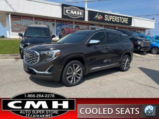 Used 2019 GMC Terrain Denali  ADAP-CC COLD-SEATS HTD-SW ROOF for sale in St. Catharines, ON