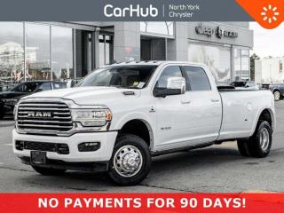 This Ram 3500 delivers a Intercooled Turbo Diesel I-6 6.7 L/408 engine powering this Automatic transmission. Wheels: 17 Polished Aluminum, Upfitter Electronic Module (VSIM), Transmission: 6-Speed Aisin Heavy Duty Automatic. Our advertised prices are for consumers (i.e. end users) only.   This Ram 3500 Comes Equipped with These Options
Engine: 6.7L Cummins I--6 HO turbocharged diesel engine: 220--amp alternator. Premium leather--faced front bucket seats. Towing Technology Group: Centre stop lamp with cargo view camera, Surround View Camera System, Trailer reverse guidance. Safety Group: Lane Keep Assist, Full--Speed Forward Collision Warning Plus, Adaptive Cruise Control with Stop, Adaptive steering system. Heavy--Duty Snowplow Prep Group: 220--amp alternator. 5th Wheel & Gooseneck Towing Prep Group. Trailer Technology Group: Auto--dimming digital rearview mirror 3.0, Trailer reverse steering control. Longhorn Level 1 Equipment Group: LED bed lighting, 17--speaker Harman/Kardon premium sound, Ramcharger wireless charging pad, Uconnect 5 NAV with 12--in display, Blind--Spot and Cross--Path Detection, Mopar spray--in bedliner. 6--speed AISIN heavy--duty automatic transmission. Power sunroof. 189--litre (50--gallon) fuel tank. Rear auto--levelling air suspension. Dual rear wheels: 2721 kg (6000 lb) front axle with hub extension, Clearance lamps, Box and rear fender clearance lamps, LT235/80R17E BSW All--Season tires, 17x6--inch polished aluminum wheels. Rear back--up alarm. Dual alternators rated at 440 amps. Trailer tire pressure monitoring system. Upfitter electronic interface module (VSIM). Google Android Auto/Apple CarPlay capable. Push--button start, Remote start system, Off--Road Info Pages, Trailer Tow Page, Power telescoping mirrors, Automatic power folding mirrors, Front heated/ventilated seats, Heated steering wheel, Second--row heated seats, A/C with dual--zone automatic temperature control, Media hub with 2 USB charging ports, 4G LTE Wi--Fi hot spot, Am/Fm/SiriusXM Sat Radio Ready, Hands--free phone communication.  The best selection of new Chrysler, Dodge, Jeep and Ram at CarHub.  Drop in today and have a look!     Drive Happy with CarHub
*** All-inclusive, upfront prices -- no haggling, negotiations, pressure, or games

 

*** Purchase or lease a vehicle and receive a $1000 CarHub Rewards card for service

 

*** All available manufacturer rebates have been applied and included in our new vehicle sale price

 

*** Purchase this vehicle fully online on CarHub websites

 

 
Transparency StatementOnline prices and payments are for finance purchases -- please note there is a $750 finance/lease fee. Cash purchases for used vehicles have a $2,200 surcharge (the finance price + $2,200), however cash purchases for new vehicles only have tax and licensing extra -- no surcharge. NEW vehicles priced at over $100,000 including add-ons or accessories are subject to the additional federal luxury tax. While every effort is taken to avoid errors, technical or human error can occur, so please confirm vehicle features, options, materials, and other specs with your CarHub representative. This can easily be done by calling us or by visiting us at the dealership. CarHub used vehicles come standard with 1 key. If we receive more than one key from the previous owner, we include them with the vehicle. Additional keys may be purchased at the time of sale. Ask your Product Advisor for more details. Payments are only estimates derived from a standard term/rate on approved credit. Terms, rates and payments may vary. Prices, rates and payments are subject to change without notice. Please see our website for more details.