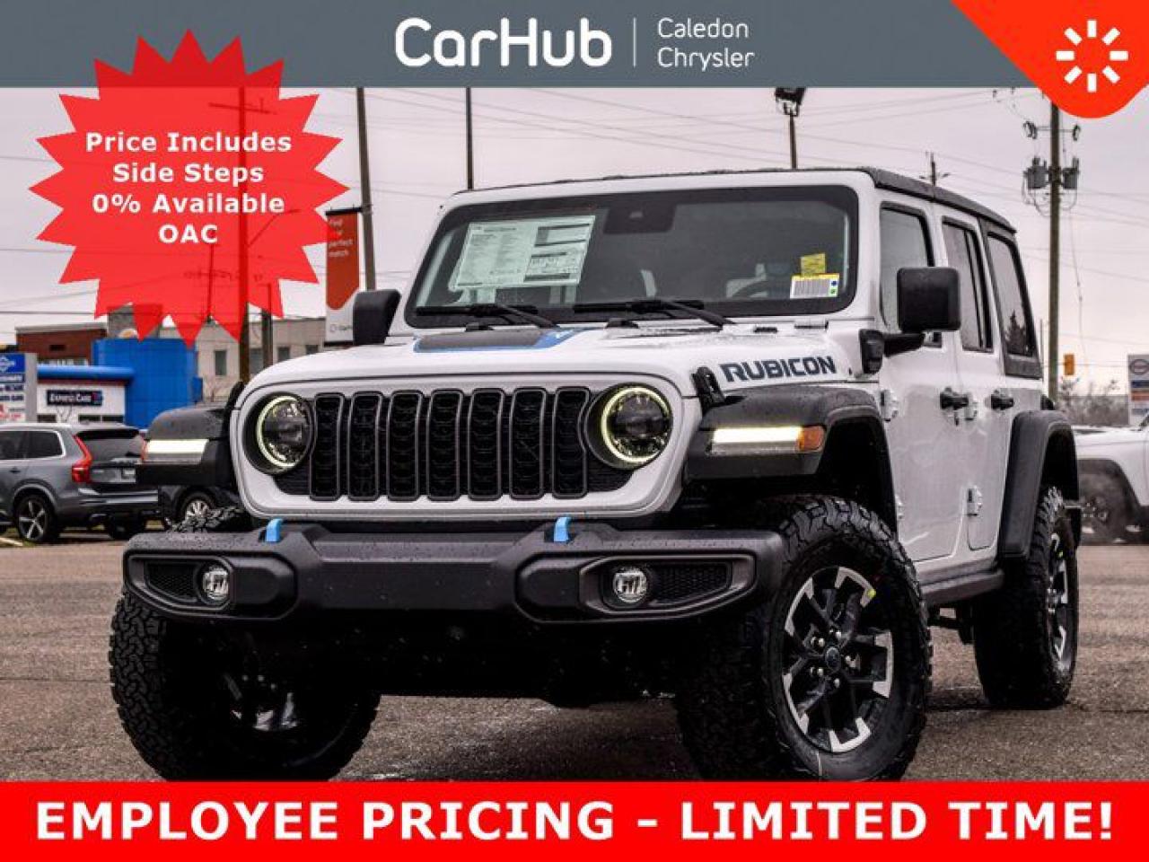 New 2024 Jeep Wrangler 4xe Rubicon 4 Door Freedom Top Safety Grp 12.3
