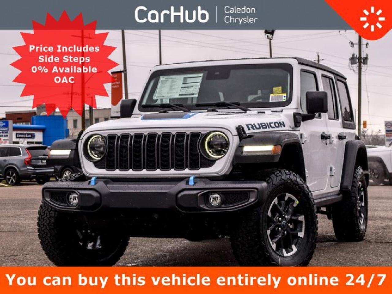 New 2024 Jeep Wrangler 4xe Rubicon 4 Door Freedom Top Safety Grp 12.3