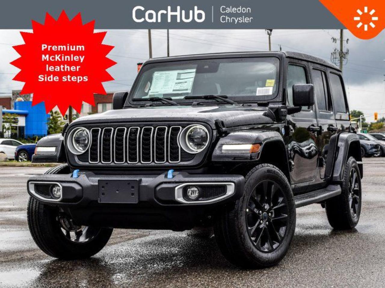 New 2024 Jeep Wrangler 4xe Sahara 4 Door Sky Roof Safety Pwr Frt Seats McKinley Leather for sale in Bolton, ON