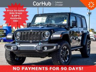 
This Jeep Wrangler 4xe has a dependable Intercooled Turbo Gas/Electric I-4 2.0 L Engine powering this Automatic transmission. ENGINE: 2.0L DOHC I-4 DI TURBO PHEV (STD), Window Grid Antenna, Wheels: 17 x 7.5 Machined w/Black Pockets, Voice Activated Dual Zone Front Automatic Air Conditioning, Variable Intermittent Wipers. Our advertised prices are for consumers (i.e. end users) only.

 

With This Jeep Wrangler 4xe Youll Be Helping The Environment In Style 
Black $195

Black Freedom Top 3-piece hardtop $1,895

Safety Group $1,095

Convenience Group $1,295

Hard Top. Heated steering wheel Front heated seats Remote start system, Automatic high--beam headlamp control Park--Sense Rear Park Assist System Blind--Spot Monitoring and Rear Cross--Path Detection, Rear window defroster Rear window wiper with washer, Dual--zone A/C with automatic temperature control Selectable tire fill alert 115--volt auxiliary power outlet Universal garage door opener LED taillamps LED fog lamps LED reflector headlamps Daytime running lights with LED accents A/C power panel inverter (PHEV) EV/PHEV Vehicle to Load, 4:1 Rock--Trac HD Full Time 4WD System, Forward Collision Warning Plus with Active Braking Adaptive Cruise Control with Stop Electronic Stability Control 4-- and 7--pin wiring harness Class II hitch receiver 4 auxiliary switches Off--Road Plus mode Corning Gorilla glass Supplemental front seat--mounted side air bags Supplemental side air bags Advanced multistage front air bags Rear seat reminder alert Power, heated exterior mirrors Automatic headlamps Remote proximity keyless entry Security alarm Park View Rear Back--Up Camera Transmission skid plate Fuel tank skid plate shield Transfer case skid plate shield Torx tool kit for top and door removal Uconnect 5W with 12.3--inch display SiriusXM w/ 360L on--demand content Media hub with USB port and auxiliary input jack 8--speaker sound system with overhead sound bar Google Android Auto Apple CarPlay capable Off--Road Information Pages SOS call and Roadside Assistance call Steering wheel--mounted audio controls, Adaptive Cruise Control, with Stop,

 

These options are based on an incoming vehicle, so detailed specs and pricing may differ. Please inquire for more information

Drive Happy with CarHub
*** All-inclusive, upfront prices -- no haggling, negotiations, pressure, or games

*** Purchase or lease a vehicle and receive a $1000 CarHub Rewards card for Service

*** All available manufacturer rebates have been applied and included in our sale price

*** Purchase this vehicle fully online on CarHub websites

 
Transparency StatementOnline prices and payments are for finance purchases -- please note there is a $750 finance/lease fee. Cash purchases for used vehicles have a $2,200 surcharge (the finance price + $2,200), however cash purchases for new vehicles only have tax and licensing extra -- no surcharge. NEW vehicles priced at over $100,000 including add-ons or accessories are subject to the additional federal luxury tax. While every effort is taken to avoid errors, technical or human error can occur, so please confirm vehicle features, options, materials, and other specs with your CarHub representative. This can easily be done by calling us or by visiting us at the dealership. CarHub used vehicles come standard with 1 key. If we receive more than one key from the previous owner, we include them with the vehicle. Additional keys may be purchased at the time of sale. Ask your Product Advisor for more details. Payments are only estimates derived from a standard term/rate on approved credit. Terms, rates and payments may vary. Prices, rates and payments are subject to change without notice. Please see our website for more details.