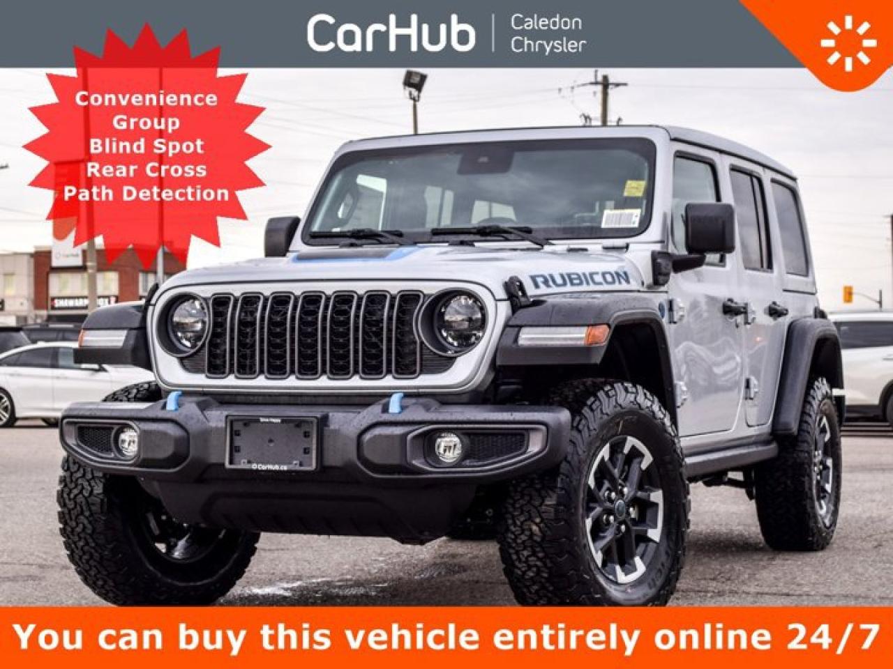 New 2024 Jeep Wrangler 4xe Rubicon 4 Door Sky roof Safety Grp 12.3